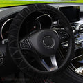 37-39cm Car Steering Wheel Cover, Universal Anti-Slip Auto Steering Wheel, Fluffy Steering Wheel Cover, Soft Plush Auto Interior CM World