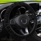 37-39cm Car Steering Wheel Cover, Universal Anti-Slip Auto Steering Wheel, Fluffy Steering Wheel Cover, Soft Plush Auto Interior CM World