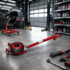 Pneumatic Hydraulic Jack Ergonomic Car Jack with Wheeled Base Stable Long-Lasting for Mechanics, Garages, Repair Shops