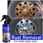 Car rust remover, quick car wheel care, cleaning, metal iron powder, stain removal CM World