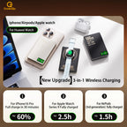 QI 2.1 Magnetic Powerbank Wireless Fast Charing Spare Portable External Battery for iPhone 12-17 Pro Watch Airpods 5000/10000mAh Car Mobile World