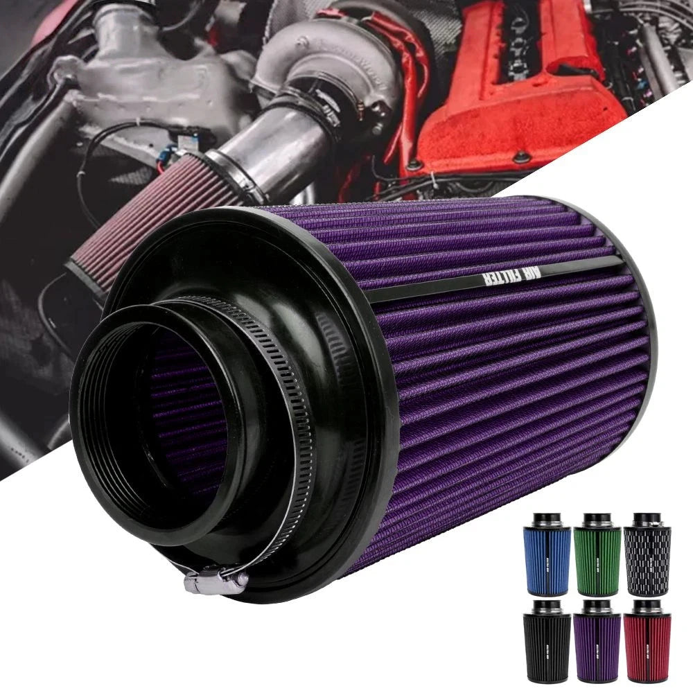 3" Mesh Cone High Flow Car Cold Air Intake Filter Induction Kit Cleaner Car Air Filter OFI207
