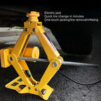 3T electric jack small car with 12v inflatable pump off-road vehicle special multi-function 3 tons tire changing tool