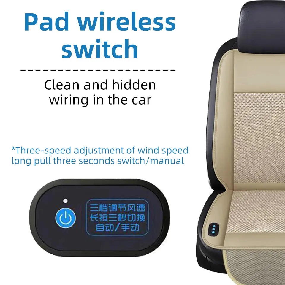 Universal Summer Car Seat Cover, Cooling Ventilated Seat Cushion Breathable Pad for Car, Office Chair & Gaming Chair, Chair Cush Car Mobile World