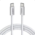 Anker Zolo 240W Type C Fast Charging Cable USB C to USB C Cable Braided and Dirt-Free Slim Connector for iPhone 16 Series