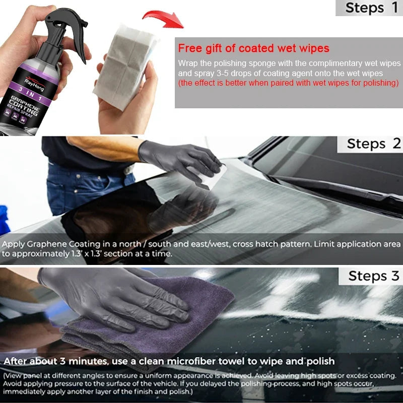 Car Ceramic Nano Coating Liquid Coatin Nano Crystal Hydrophobic Layer Polishing Paint Coating Agent Car Polish Nanos Coatings CM World