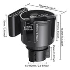 Car Cup Holder Expander Cupholder Adapter Multipurpose Auto Interior Expandable Organizer Storage Accessories With Phone Holder CM World