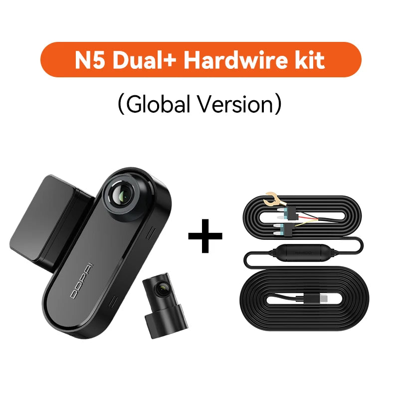 DDPAI N5 Dual 4K Dash Cam Front and Rear Ultra HD Dash Camera with NightVIS ADAS GPS 32GB EMMC Radar Parking Mode Video Recorder