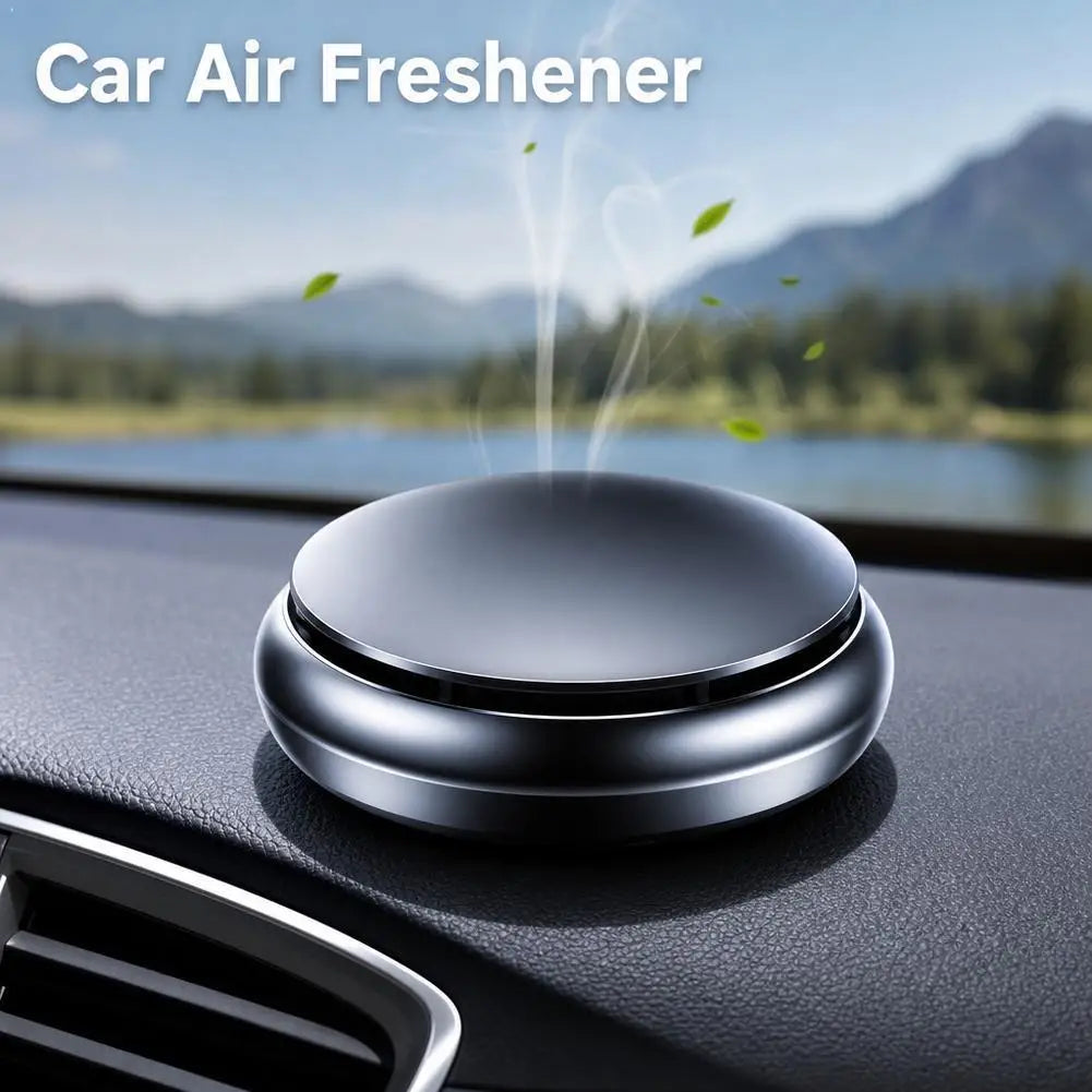UFO Style Aluminum Alloy Car Air Freshener – Creative Auto Interior Air Purifier with Long-Lasting Fragrance