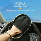 Thickened fleece gloves for car washing fleece cleaning gloves car maintenance waxing supplies cleaning tool gloves CM World