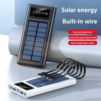 ONEPLUS 200000mAh Solar Power Bank Ultra Capacity USB Super Fast Charging USB  For iPhone Samsung Xiaomi Huawei Outdoor Power Car Mobile World