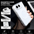 Fashion Magnetic Clear Folding Cell Phone Case for Iphone Duo 18 Fold 18ultra Anti-Drop Protection Covers