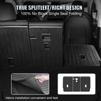 For 2021-2024 Model Y 7PCS Full Set TPE Floor Mats Full Coverage Custom Fit All Weather Waterproof Anti-Slip Odorless Easy Clean Cargo Mat Rear Seat Back Protector