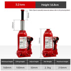 Car Rescue Tools Small Portable Pneumatic Lift Jack Hydraulic Jockey Compact Heavy Duty Car Truck SUV Emergency Roadside Garage CM World