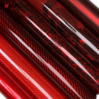Car Stickers Glossy Red Vinyl Wrap Film Waterproof Vinyl Decorative Self-Adhesive Nti Scratch Film Car Wrap Motorcycle Stickers