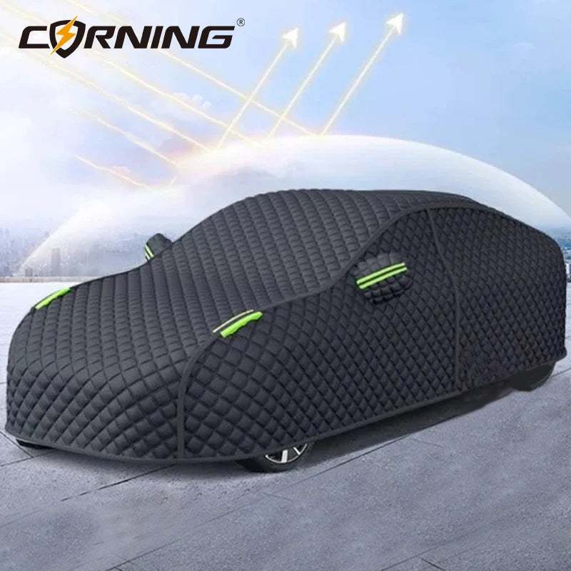 Car Exterior Protection Covers Full-Wrapped Car Cover Outdor Snowproof Anti-hail Cover Dustproof Shield Universal for Suv Sedan