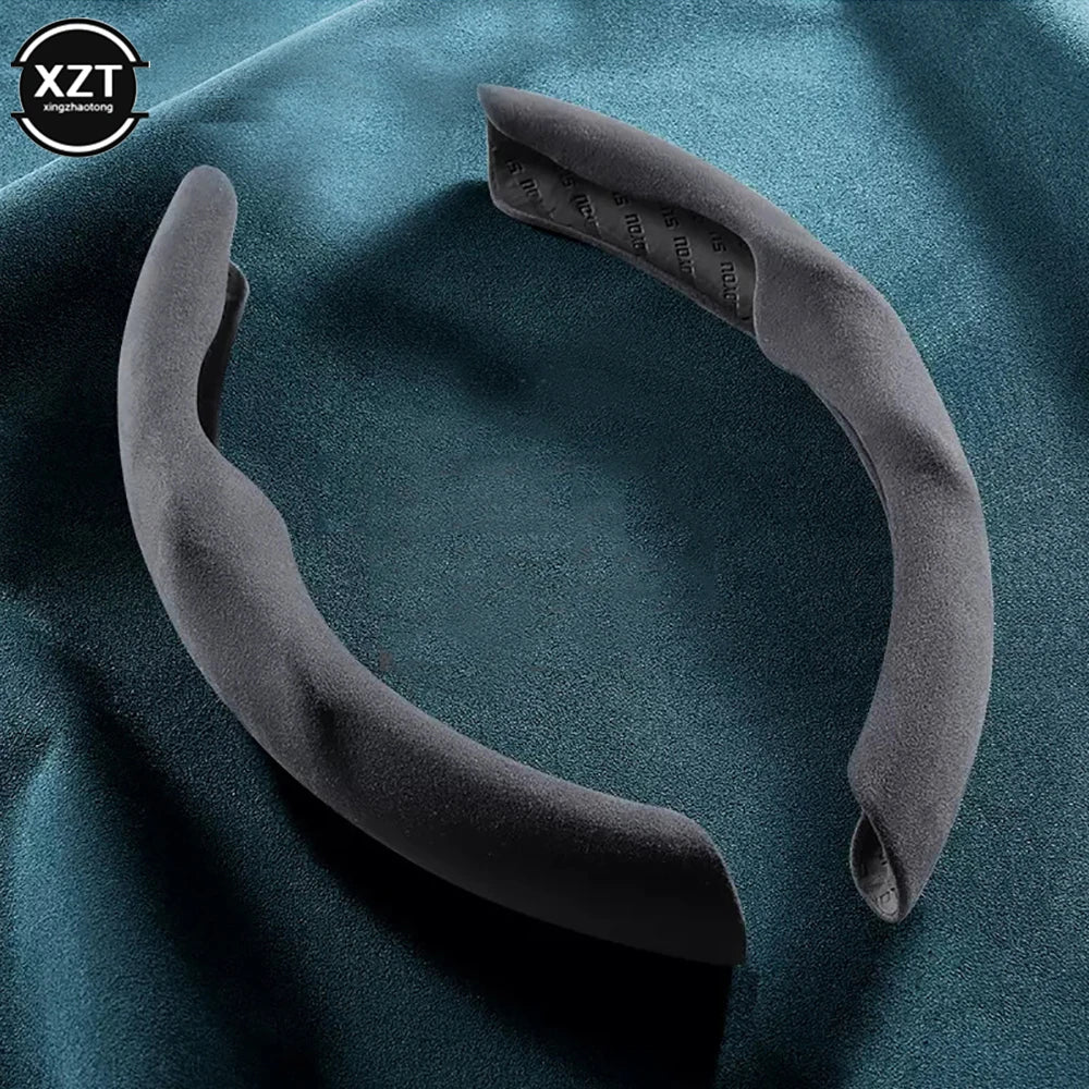 2pcs 36-38CM PU Car Steering Wheel Cover Liquid Feeling Universal Car Interior Accessories Car styling