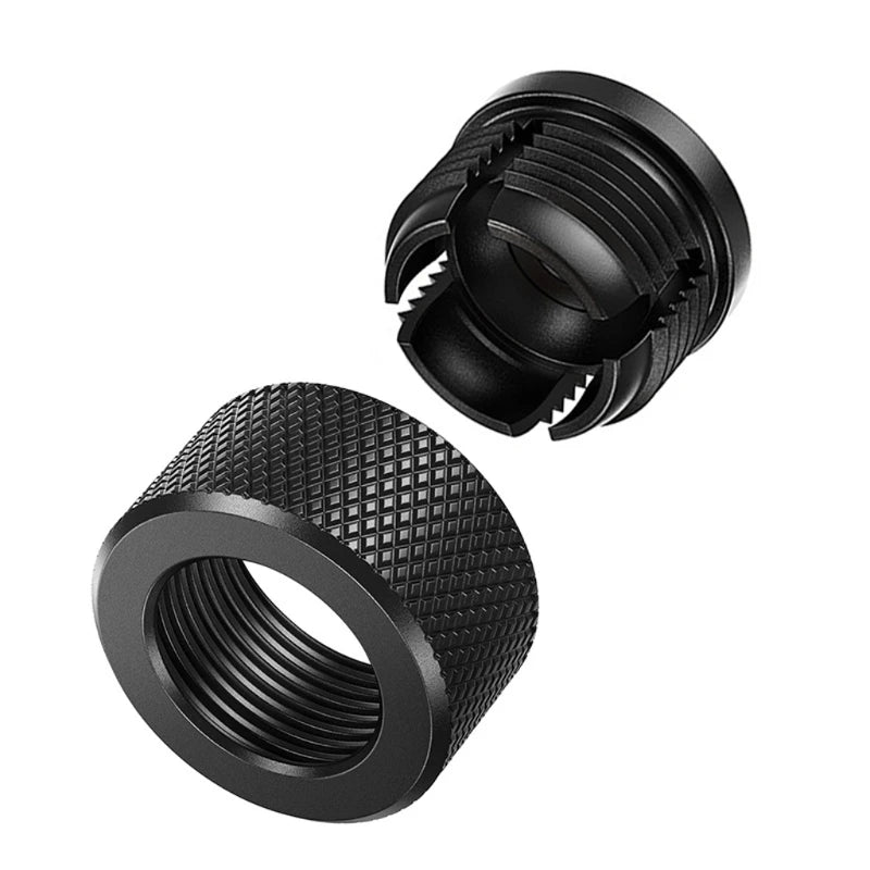 Aluminum mixture 17mm Threaded Nut And ABS Thread Base For Rotating Vehicle Phone Mounts Holder And Charging Stands