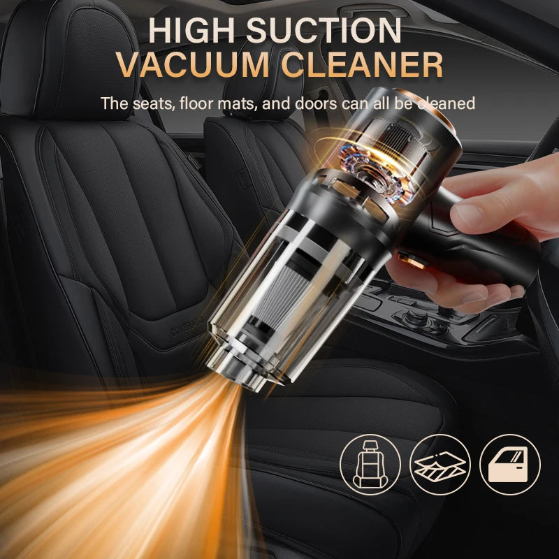 CENRR Car Vacuum Cleaner 895000PA Cordless Powerful Wireless Cleaner Cleaning Machine HandHeld Portable Vacuum Cleaner fo Car CM World