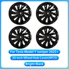 For Tesla Model Y Juniper 2025+ 4PCS Hub Cap Car Replacement Wheel Cap 20 Inch Performance Automobile Hubcap Cover Accessories CM World