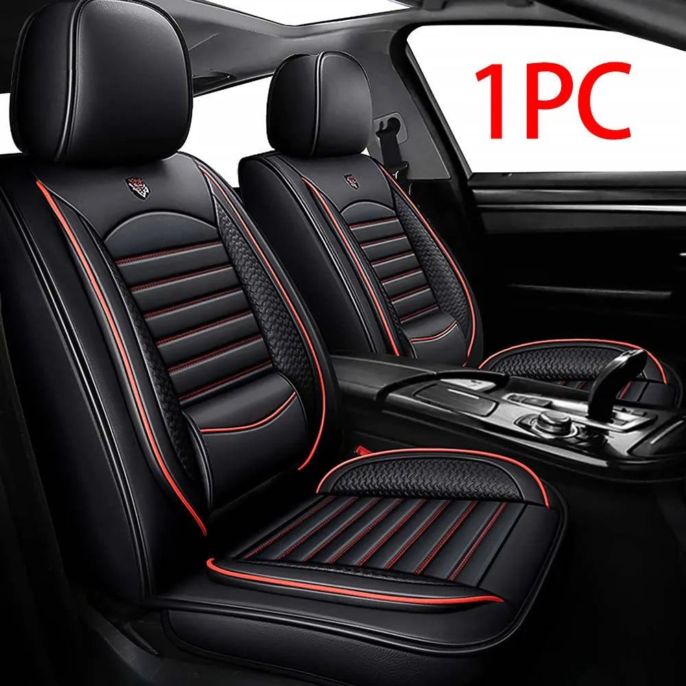 Universal Car Seat Covers for Most Sedans SUVs, Leather Waterproof Airbag Safe, Comfortable Breathable Easy-Clean, Best Gifts