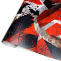 Vintage Rust Effect Vinyl Wrap Stickers for Car Film Covering Red Car Wrapping Sticker Geometry Camo Wrap Motorcycles Adhesive
