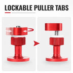 4Pcs Aluminum Alloy Car Dent Repair Reusable Pulling Tabs  Auto Body Dent Removal Accessories for Hail Damage Repair