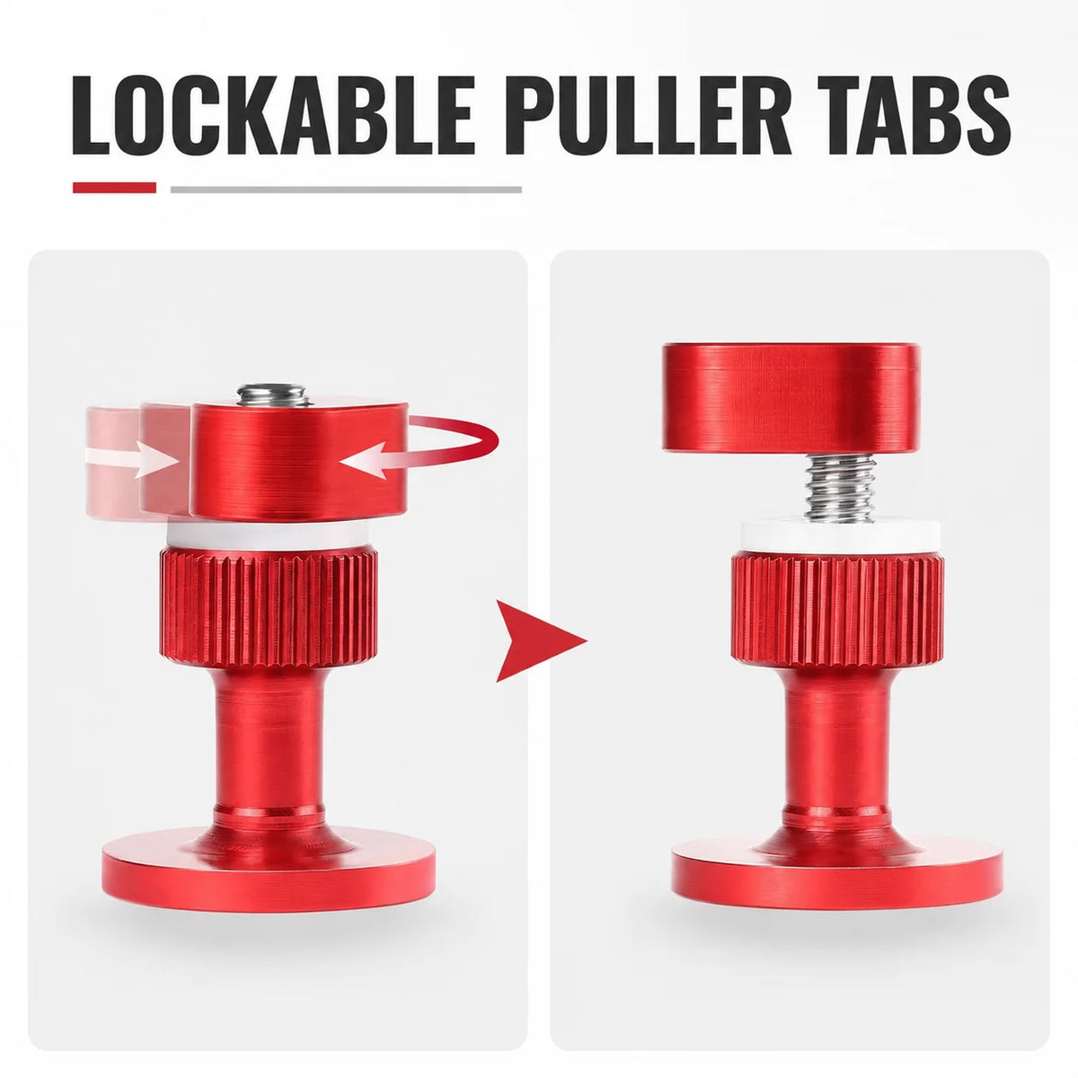 4Pcs Aluminum Alloy Car Dent Repair Reusable Pulling Tabs  Auto Body Dent Removal Accessories for Hail Damage Repair