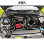 Cold Air Intake System Kit + Heat Shield Red Filter For Golf MK7 TSI TFSI Seat Performance Tuning Car Parts CM World