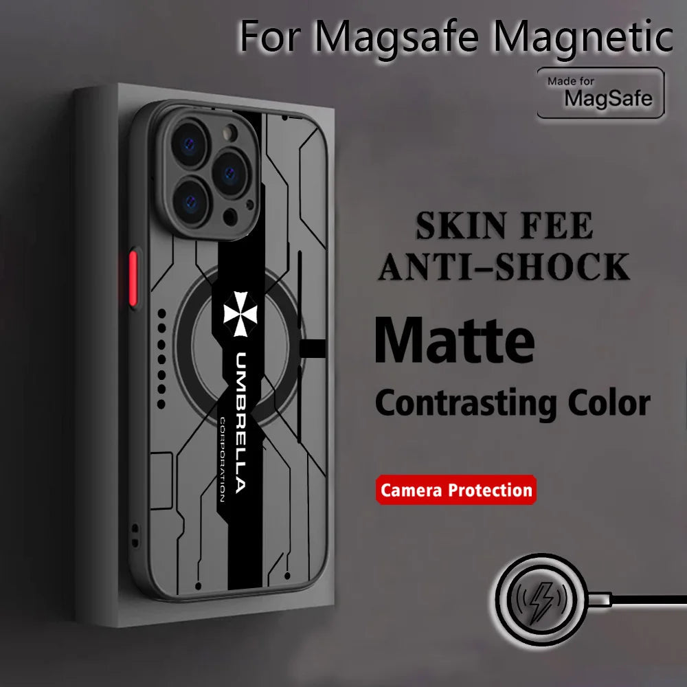 ResidentS EvilS Crisises Phone Case for iPhone 17 16 15 14 13 12 11 Pro Max Mini XR XS X 7 8 Plus Matte Magnetic Back Cover