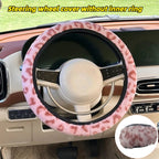 Car steering wheel cover plush warm car anti-slip handlebar cover winter antifreeze hand steering wheel cover CM World