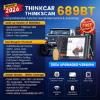 THINKCAR THINKSCAN 689BT Car Diagnostic Tool CANFD DOIP Bi-directional ECU Coding Life Free 34 Resets Full Systems Obd2 Scanner Car Mobile World