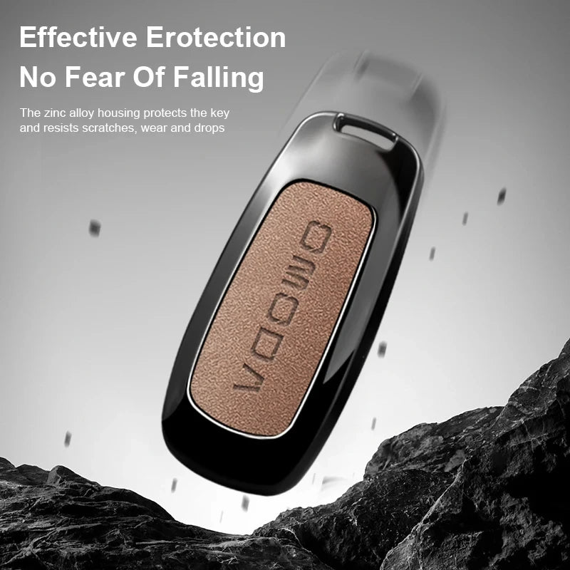 Zinc Alloy Car Key Case Cover Shell Holder Keychain Car Accessories, Fit For OMODA 7 C7 shs phev 2026 2025 Protection Key Bag