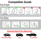 AUTO PLUS Universal Size Seat Covers for Car SUV Truck Vans Tire Press Design Seat Covers Full Set Car Accessories Interior Car Mobile World