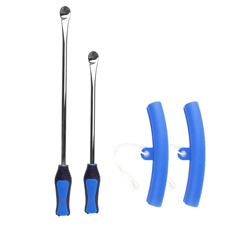 Universal Motorbike Bicycle Wheel Rim Protector Tire Changing Lever Tool Auto Spoon Tyre Set Motorcycle Tyre Repair Accessories