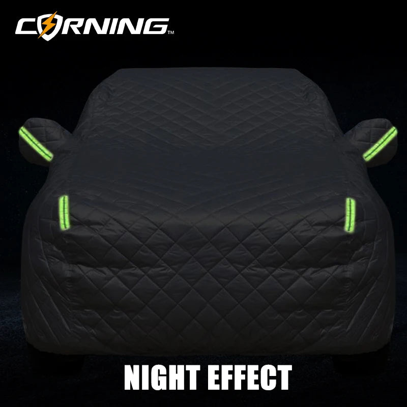 Car Protector Covers Outdoor Sun Protection Waterproof Exterior Cover Universal Snow Cotton Anti Hail Protective Proof Body CM World