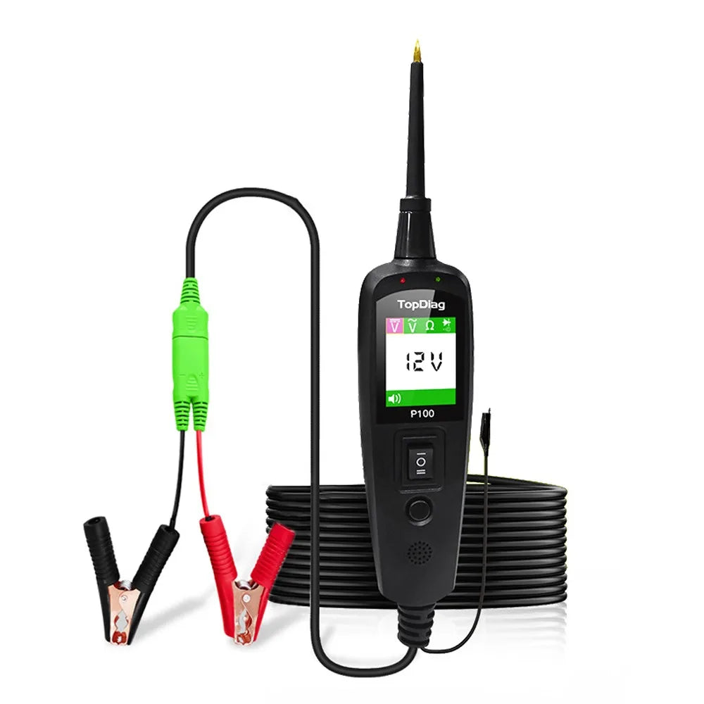 Automotive Electrical Circuit Tester Power Probe Kit 12-24V DC Pen Vehicle Power Diagnostic Tool Auto Test Light System Analyzer CM World