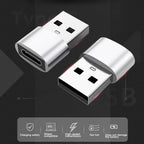 3-Pack USB to USB C Adapter, USB C Female to USB Male Super Fast Charging and OTG Converter Compatible with iPhone 15/14/13/12 P Car Mobile World