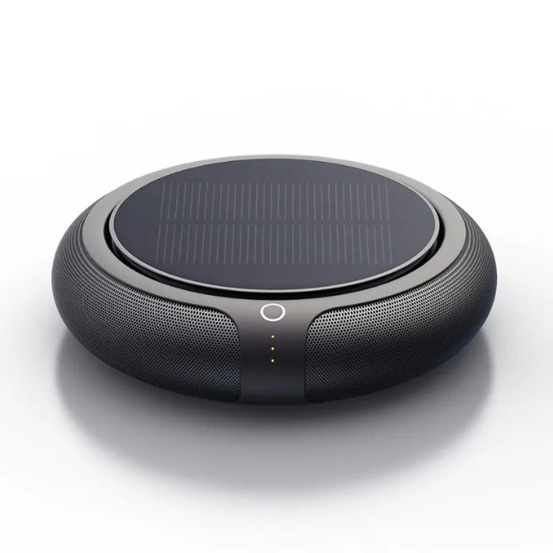 Solar Powered Car Air Purifier, Odor & Formaldehyde Remover with Aromatherapy, 3-Speed Regulation, Three-Layer Filter System CM World