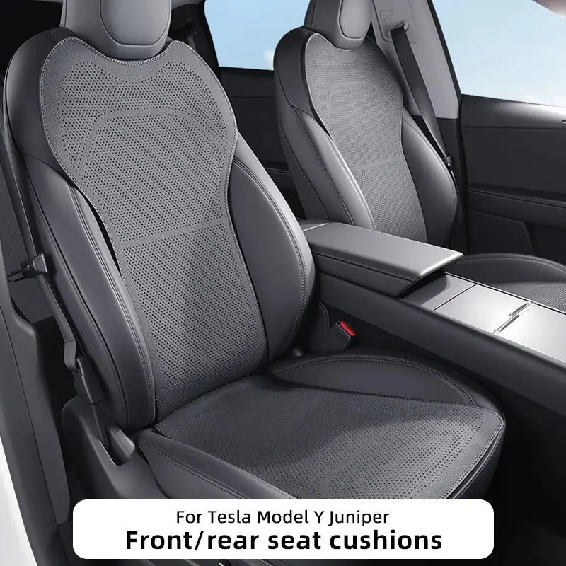 For Tesla Model Y Juniper/Model 3 Highland front and rear seat cushions,Seat cover,Car seat,protection pad Interior accessories CM World
