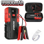 12V Car Jump Starter , 3000A Peak 99800mAh Portable Power Bank ,12V Auto Battery Booster with LCD Display, Emergency LED Light