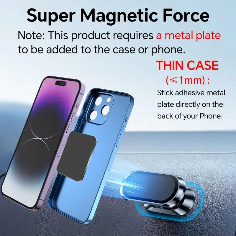 360° Magnetic Car Phone Holder Magnet Smartphone Mobile Stand For Mobile Cell Phone Holder Stand Magnet Mount Bracket